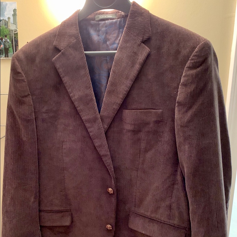 Brown Corduroy  44L never work sports jacket